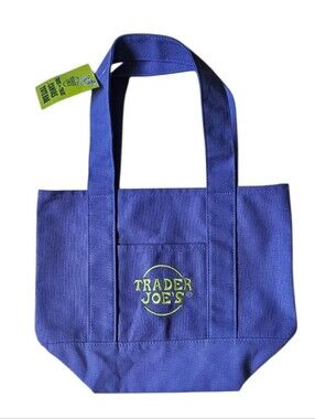 Trader Joe's Purple Canvas Tote